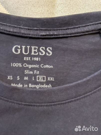 Футболка Guess темно-синяя