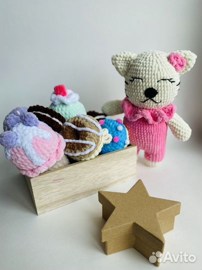 Мягкая игрушка мороженое