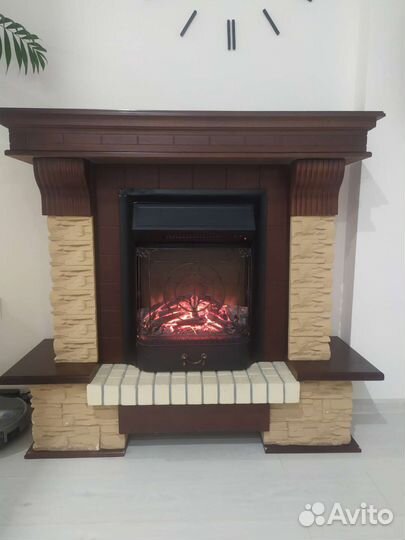 Продам электрический камин б/у