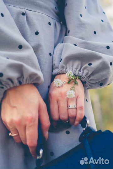 Платье из теплого хлопка 42-44