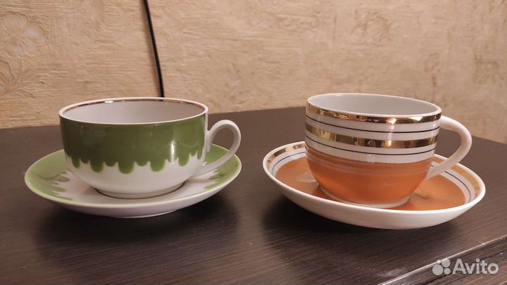 Фарфоровые чашки ссср:лфз, дулево
