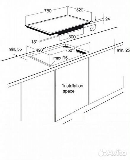 Поверхность AEG hk 884400 fg