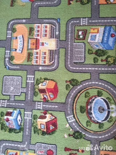 Ковер детский с дорогами