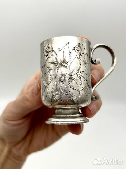 Чарка / рюмка серебро 84 проба 43,1 гр. 44 мл