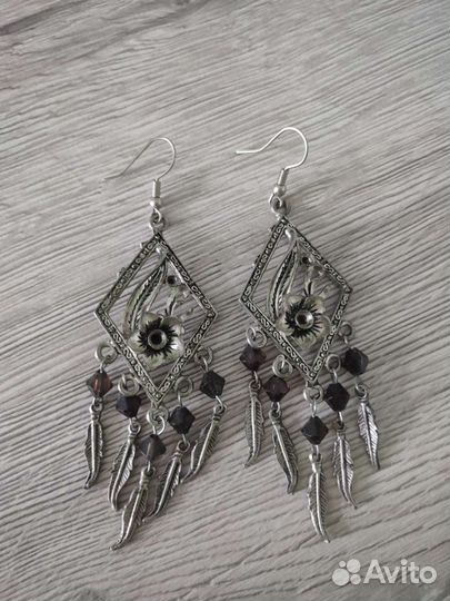 Серьги, кольца