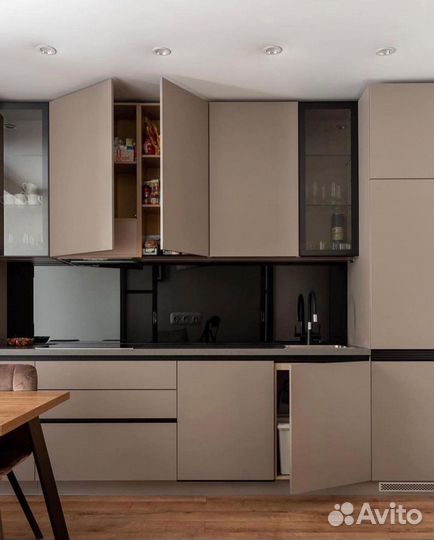 Кухня прямая на заказ.Арт. 090