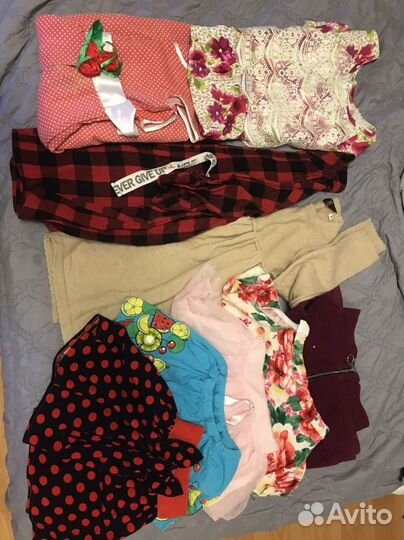 Вещи пакетом на девочку 110 116 122
