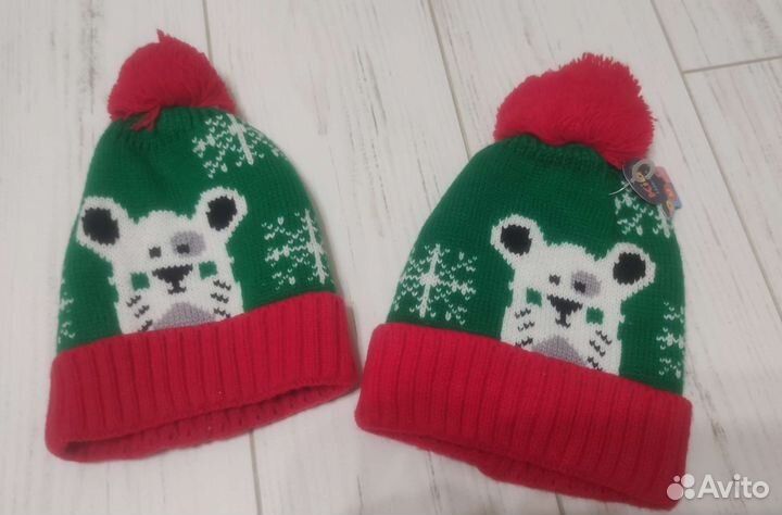 Шапка детская новая на 2-3 года