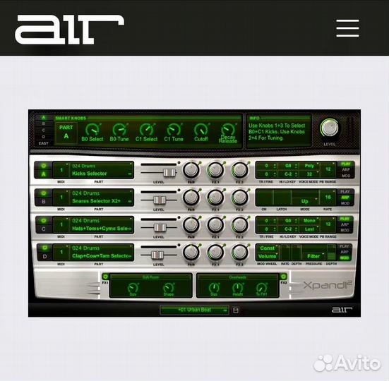 Xpand 2 Air синтезатор новая лицензия