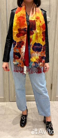 Шарф палантин двойной