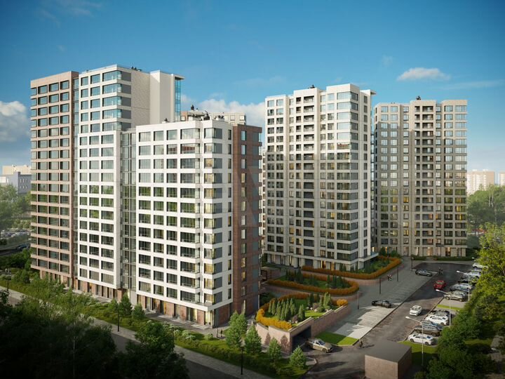 1-к. квартира, 42 м², 7/18 эт.