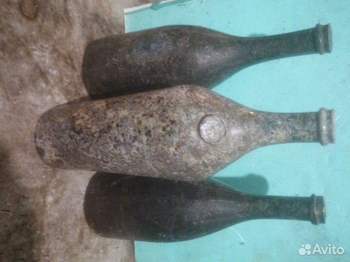 Старинные бутылки