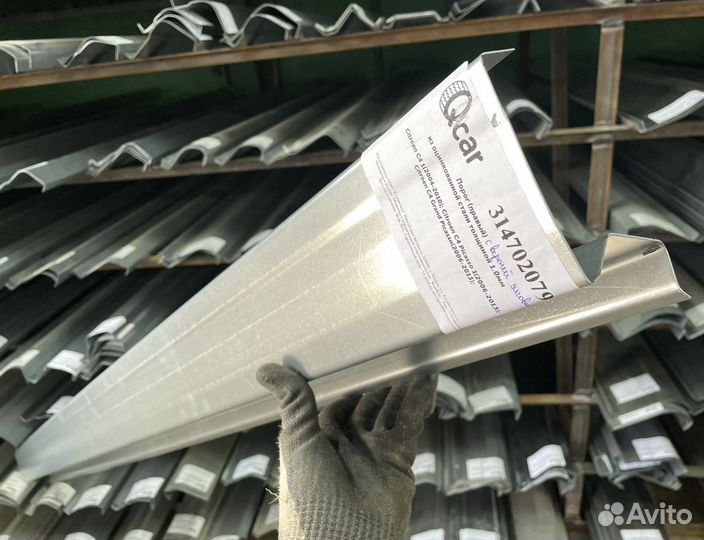 Порог левый Citroen C4 2004-2010 (1мм)