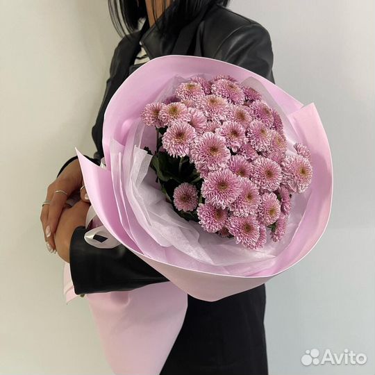 Букет хризантема сантини