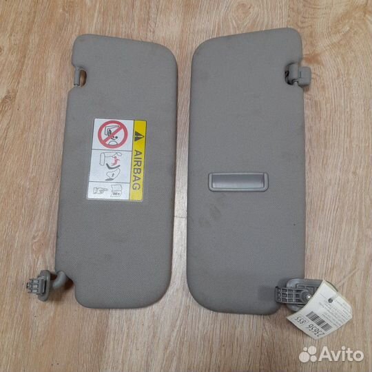 Козырек солнцезащитный Hyundai Solaris 2014-2017