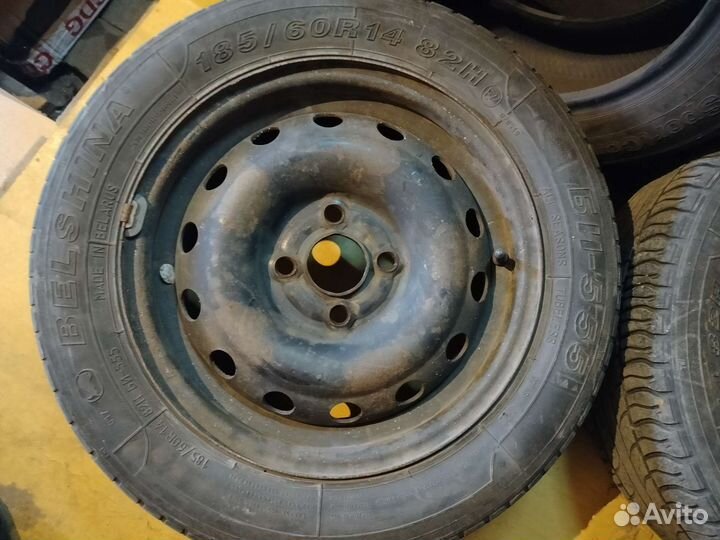 Колёса в сборе r14 летняя резина
