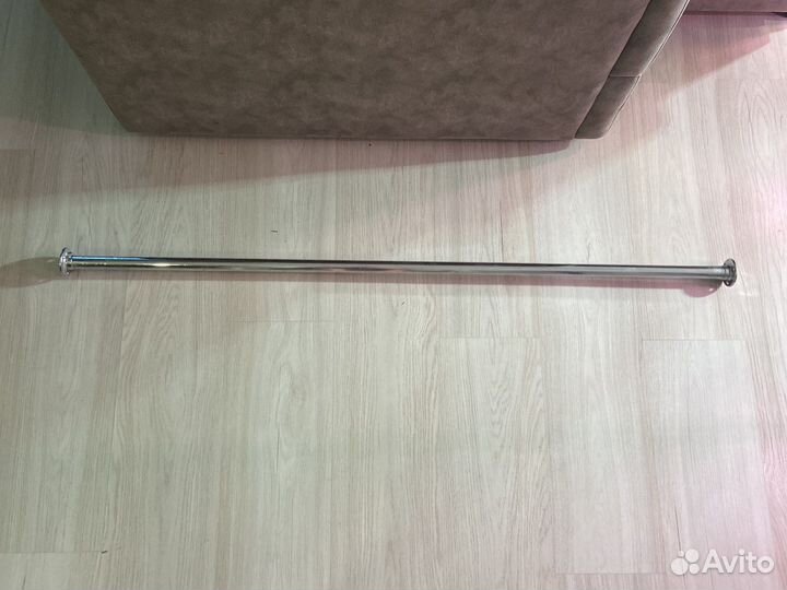 Труба хромированная с креплением