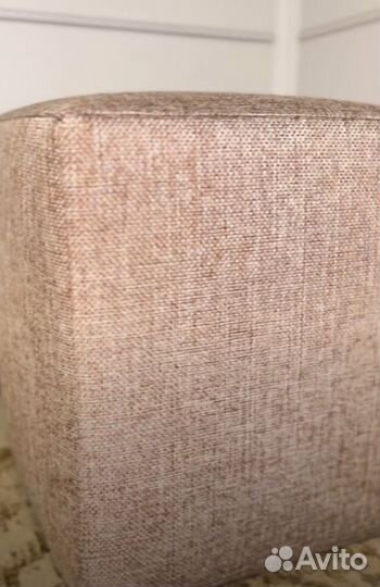 Пуфик в прихожую примерочную бежевый 2 шт