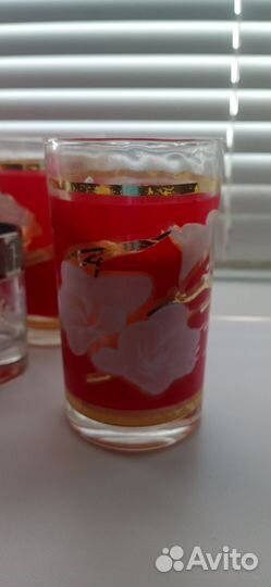 Набор стаканов с рюмками