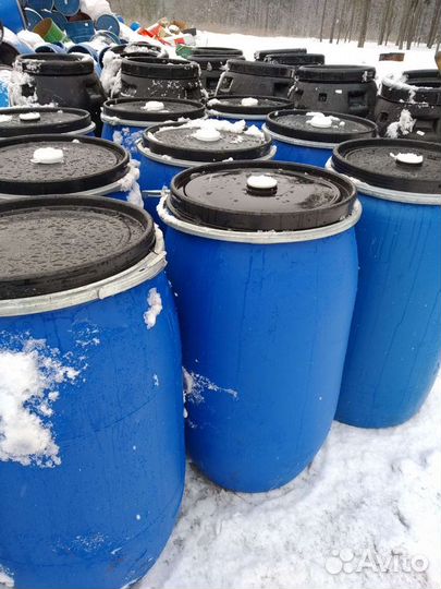 Бочки пластиковые пищевые 227 литров