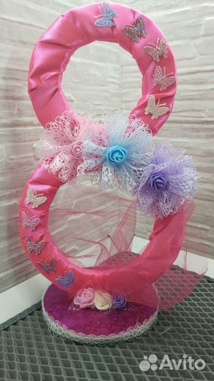 Поделка в сад и школу к 8 марта