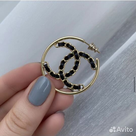 Серьги Chanel