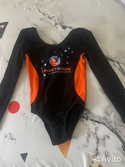 Купальник для танцев черный