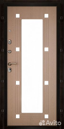 Дверь входная мдф + зеркало вд-25