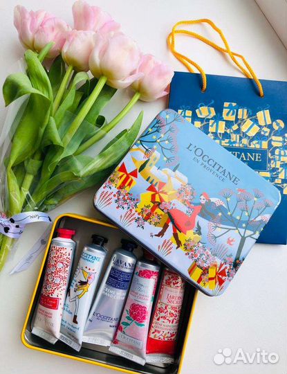 Loccitane крем для рук набор из 5 шт