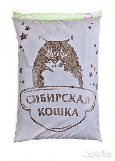 Наполнитель Сибирская кошка Флора 20 литров