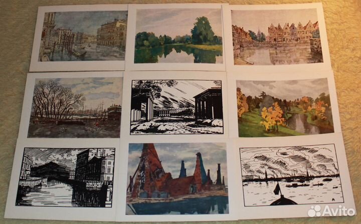 Наборы открыток увеличенного формата