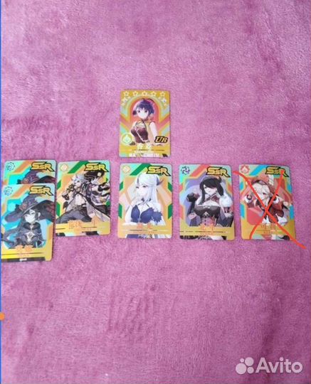 Коллекционные карты геншин обмен и продажа