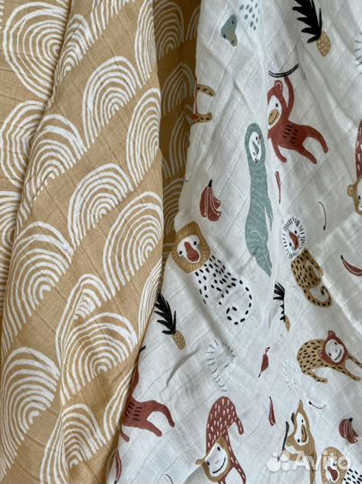 Муслиновые пеленки набор