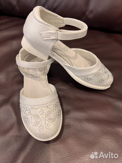 Туфли праздничные для девочек 32 размер