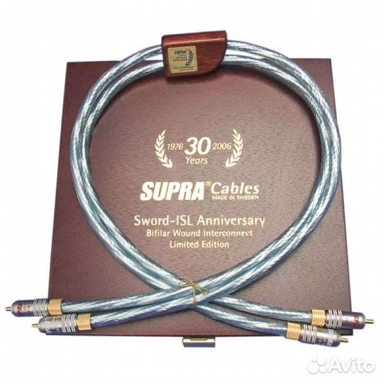 Кабель RCA Supra Sword-ISL 0,8 m