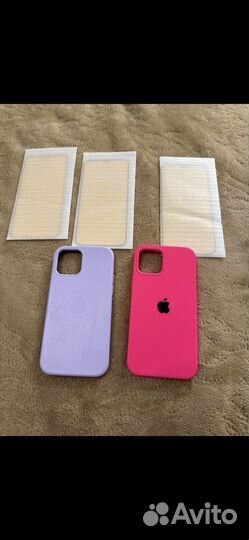 Стекло и чехлы на айфон 12 и айфон 13