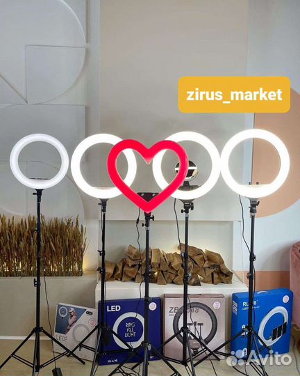 Кольцевые лампы 20/26/31/33/36/45/56 см