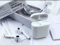 Airpods 2 luxe +чехол
