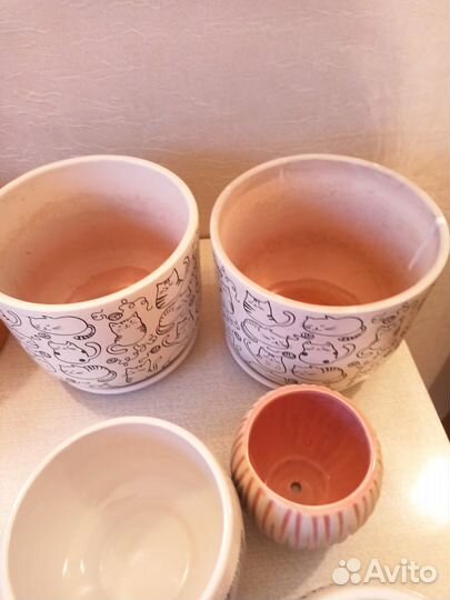 Кашпо для цветы керамика