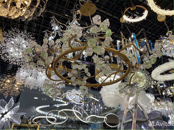 Люстра Хрустальный лепесток