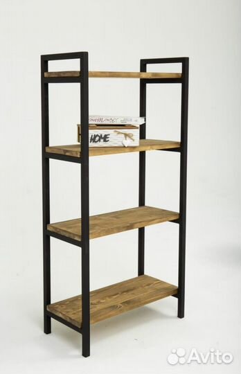 Стеллаж металлический черный