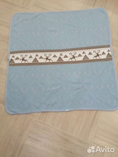 Плед детский вязаный