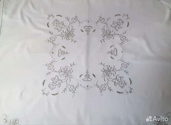 Скатерти винтаж вышивка мадейра