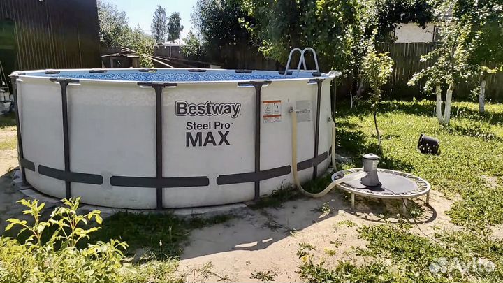 Огромный каркасный бассейн 427х122 Новый