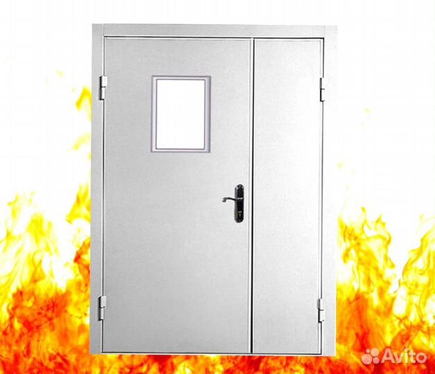 Входные противопожарные металлические двери Ei60