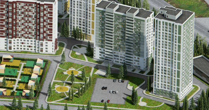 1-к. квартира, 38,4 м², 1/25 эт.