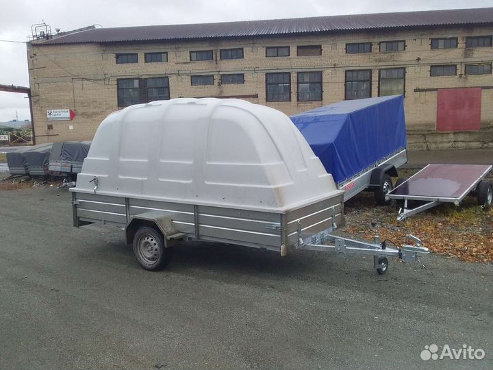 Прицеп легковой Лав-81012А 3.5*1.5 с крышкой jaxal