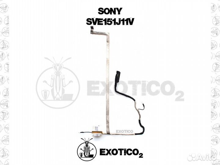 Sony vaio SVE151J11V Шлейф матрицы