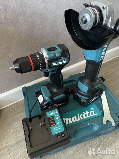 Набор Makita 2в1 Болгарка+Шуруповерт