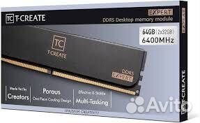 Оперативная память 64 Gb 6400 MHz Team Group T-Cre